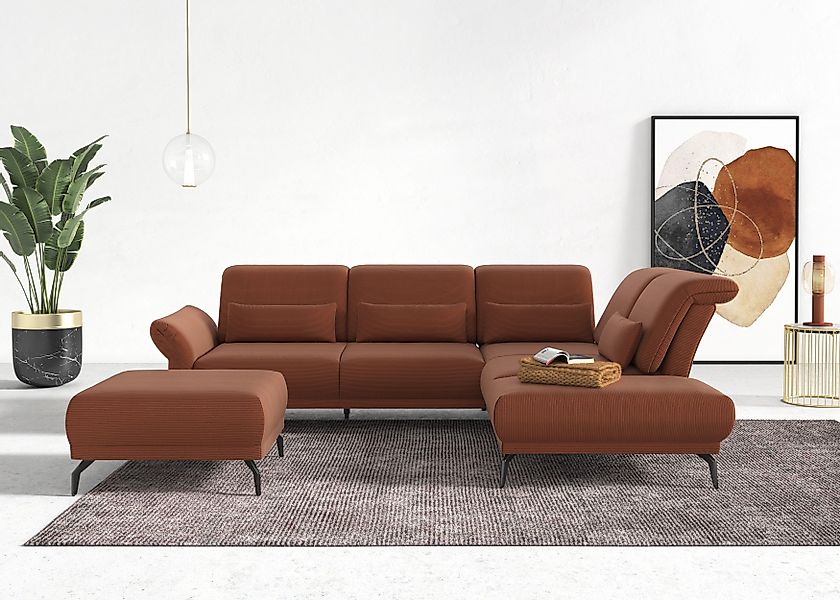 INOSIGN Ecksofa Coco L-Form, Sitztiefen-, Arm- günstig online kaufen