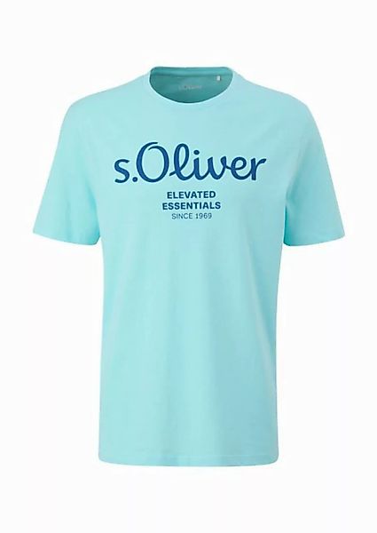 s.Oliver Kurzarmshirt T-Shirt mit Logo-Print Artwork günstig online kaufen