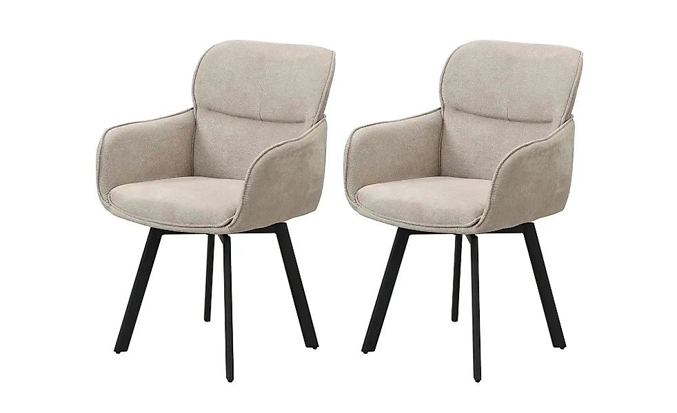 by Living Stuhl 2er-Set   ¦ braun ¦ Maße (cm): B: 61 H: 90 Stühle > Esszimm günstig online kaufen