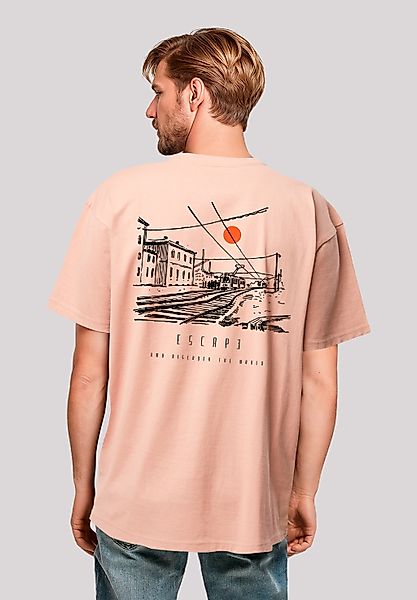 F4NT4STIC T-Shirt "Oversize Escape Discover the World Town" Premium Qualitä günstig online kaufen
