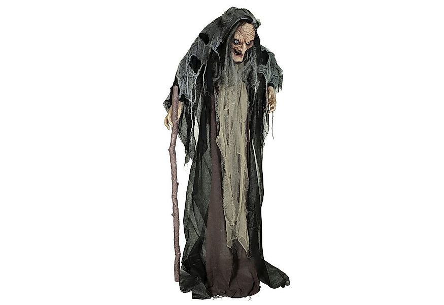 SATISFIRE Dekofigur Halloween Figur Hexe NAHEMA 160cm animiert mit Bewegung günstig online kaufen