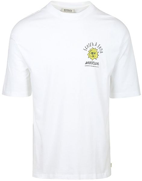 Scotch & Soda T-Shirt Backprint Weiß - Größe XL günstig online kaufen