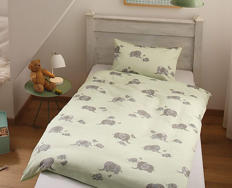 BETTWAESCHE-MIT-STIL Kinderbettwäsche Bettwäsche Mako Satin Kinder günstig online kaufen