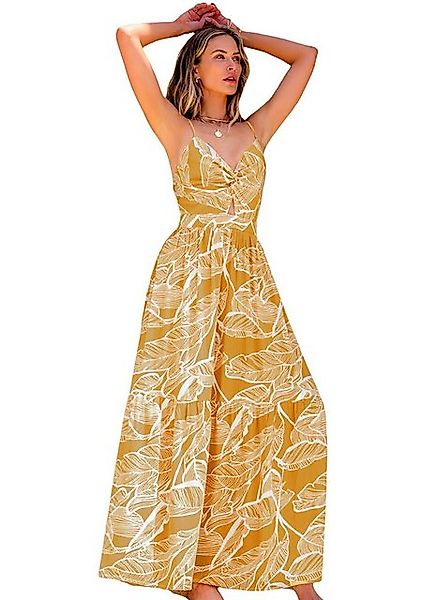 Cupshe Maxikleid Tropisches Kleid mit Twist günstig online kaufen