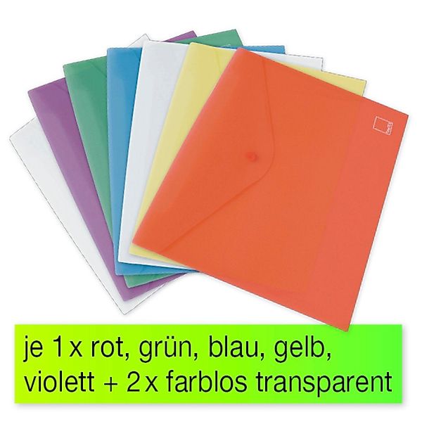 TimeTEX Dokumententasche Set Dokumentenmappen A4, 7-tlg., günstig online kaufen
