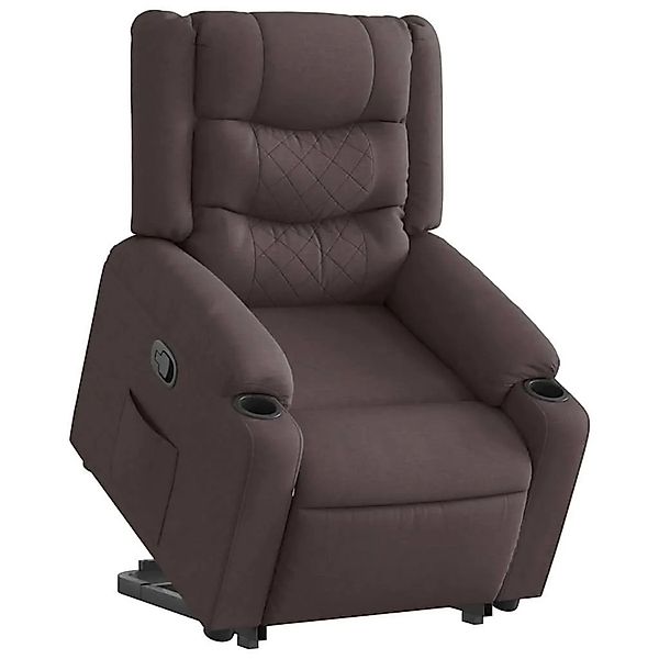 vidaXL Relaxsessel mit Aufstehhilfe Dunkelbraun Stoff 3310263 günstig online kaufen