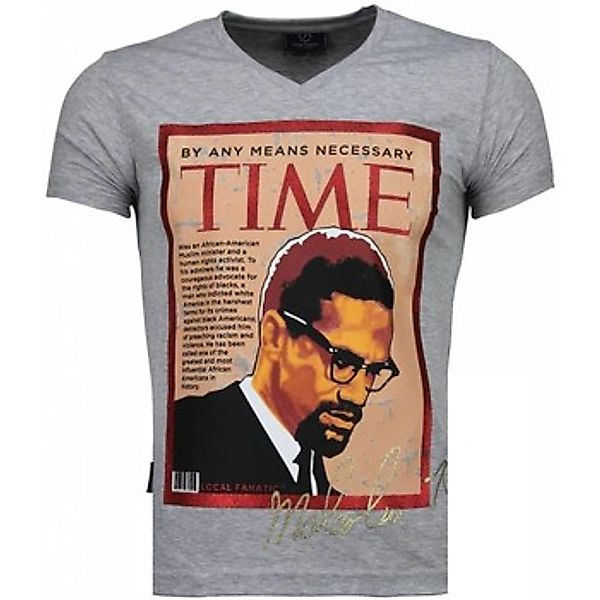 Local Fanatic  T-Shirt Pelzkragen Größe M günstig online kaufen