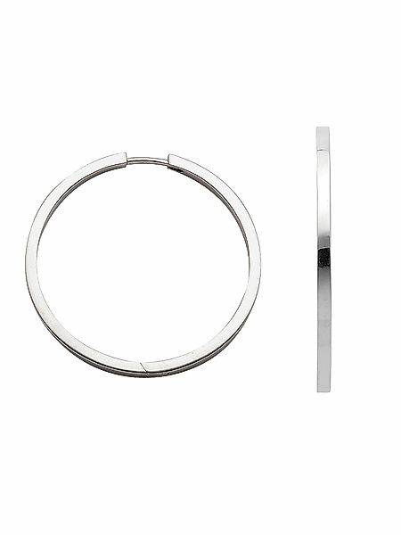 Adelia´s Paar Ohrhänger "1 Paar 925 Silber Ohrringe / Creolen Ø 32,8 mm", 9 günstig online kaufen