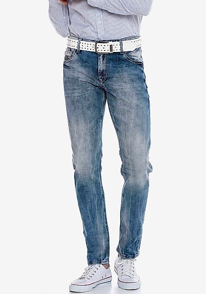 Cipo & Baxx 5-Pocket-Jeans "Jeans" im Straight Fit günstig online kaufen