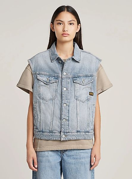 G-STAR Softshellweste "Relaxed Denim Vest" günstig online kaufen