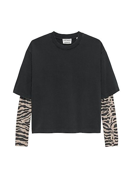 Catwalk Junkie Sweatshirt - Langarmshirt Damen - Layering Shirt Zebra - günstig online kaufen