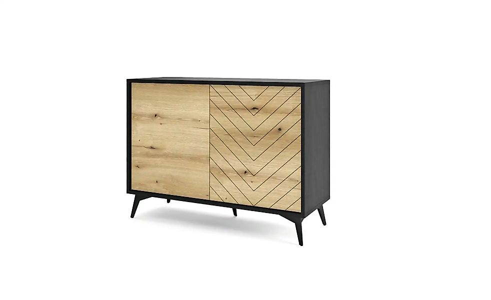 Sideboard  Diamond ¦ schwarz ¦ Maße (cm): B: 104 H: 77 Kommoden & Sideboard günstig online kaufen