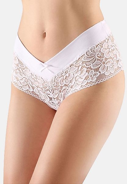 Bellivalini Hüftslip Damen Hipster Hot Pants mit Spitze Unterwäsche BLV-GAB günstig online kaufen