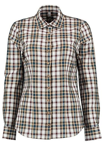 OS Trachten Trachtenbluse Vimara Tailliert, Haifischkragen, 1/1-Arm, Echter günstig online kaufen