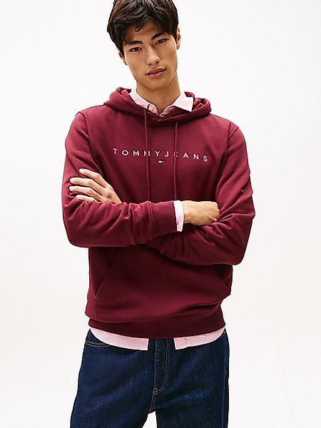 Tommy Jeans Hoodie TJM REG LINEAR LOGO HOODIE EXT mit Logo-Stickerei günstig online kaufen