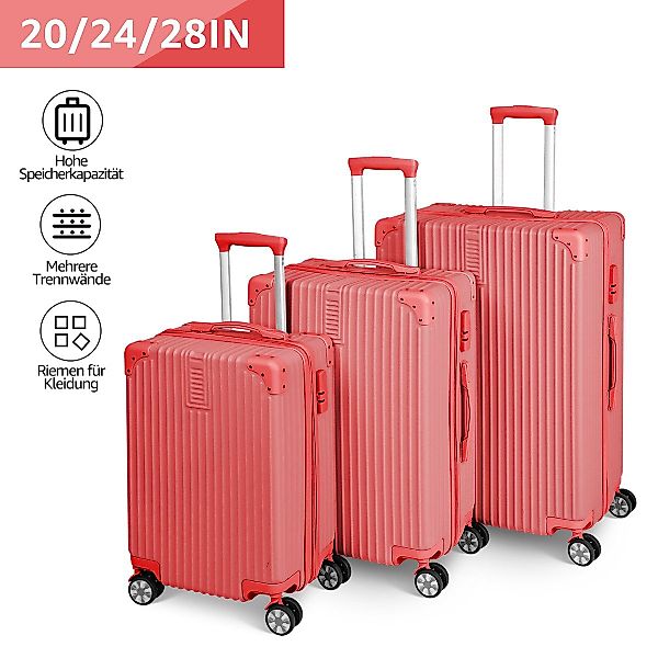 NULSTA Kofferset Handgepäck Koffer M-L-XL 20/24/28in, günstig online kaufen