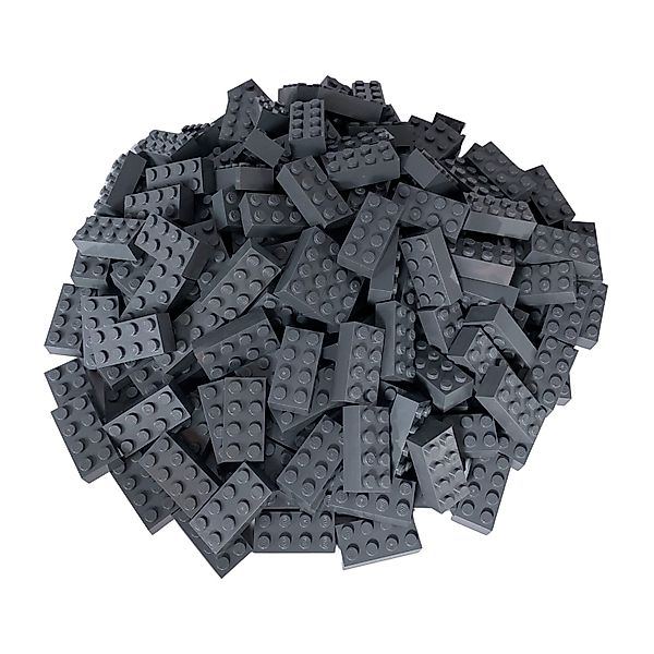 LEGO® LEGO® 2x4 Steine Bausteine Dunkelgrau günstig online kaufen