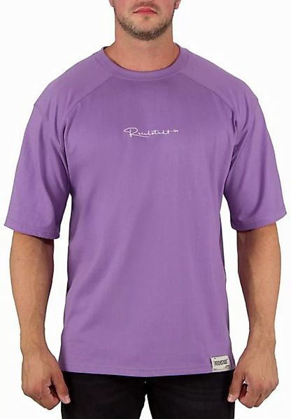 Reichstadt Oversize-Shirt Light Purple XS mit Stitching auf der Brust günstig online kaufen