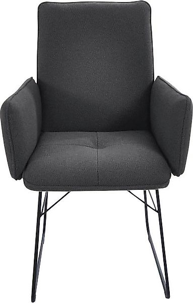 K+W Komfort & Wohnen Armlehnstuhl, 1 St., Flachgewebe Q2 2250, Drahtkufenge günstig online kaufen