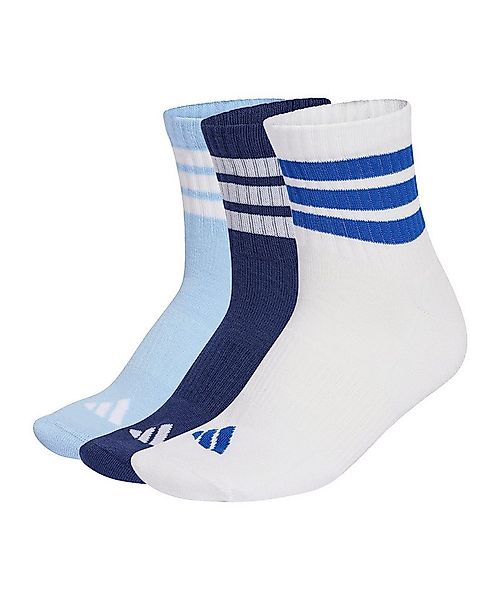 adidas Performance Laufsocken adidas Performance 3 Stripes Mid 3er Pack Soc günstig online kaufen
