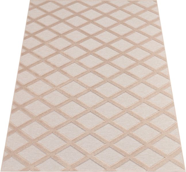 Paco Home Teppich "Utrecht 642" rechteckig 4 mm Höhe Kurzflor, Uni Farben, günstig online kaufen