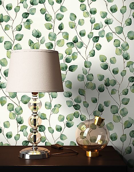 Newroom Vliestapete, Grün Tapete Floral Dschungel günstig online kaufen