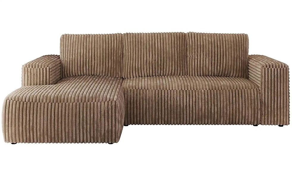 Ecksofa Beige mit Schlaffunktion Trentino ¦ braun ¦ Maße (cm): B: 266 H: 89 günstig online kaufen