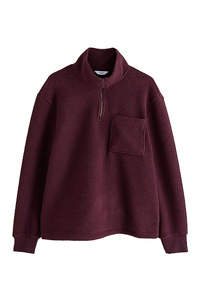 Next Fleecejacke Fleecepullover mit viertellangem Reißverschluss (1-St) günstig online kaufen