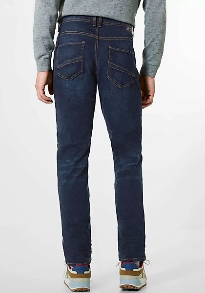 STREET ONE MEN Regular-fit-Jeans mit blauer Indigo Waschung günstig online kaufen