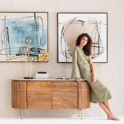 Kare Design Bild mit Rahmen "Gerahmtes Bild Dust Blau" günstig online kaufen