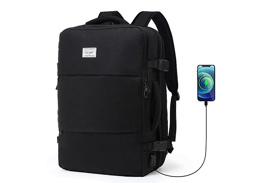 TAN.TOMI Reiserucksack 50L Reiserucksack Herren, Flugzeug Handgepäck Rucksa günstig online kaufen