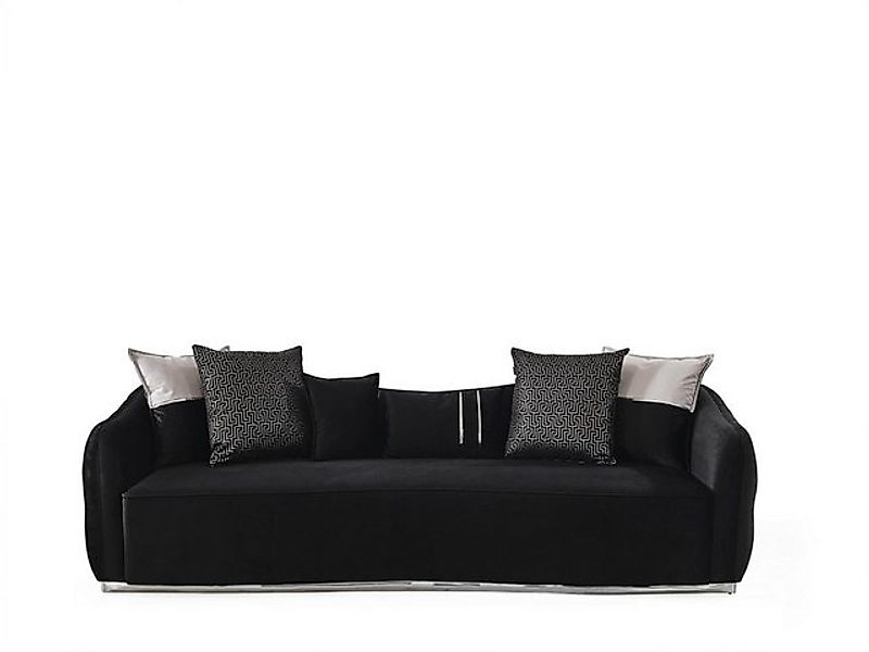 Xlmoebel Sofa Neues schwarzes Luxus Designer-Sofa für 4 Personen im moderne günstig online kaufen