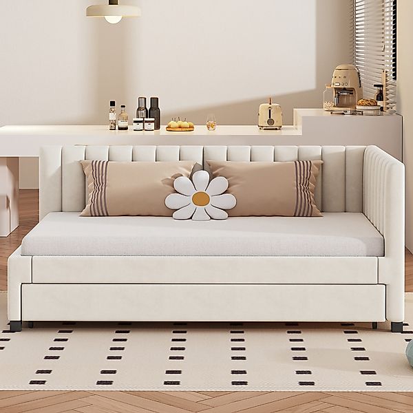 MODFU Schlafsofa Polsterbett Daybett Tagesbett Gästebett günstig online kaufen