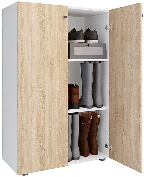 VCM Schuhschrank Holz Schuhschrank Schuhregal Schuhkommode Lona 3 günstig online kaufen