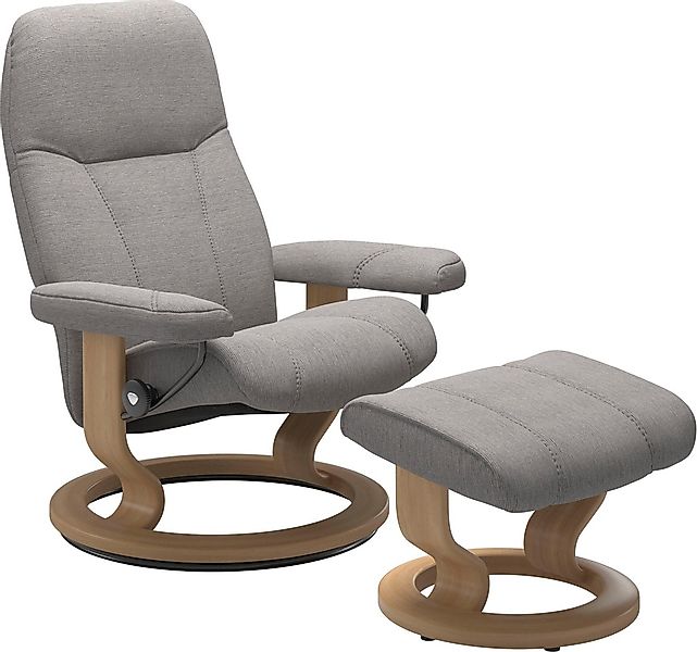 Stressless Relaxsessel "Consul", (Set, Relaxsessel mit Hocker), mit Hocker, günstig online kaufen