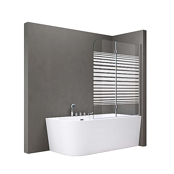 doporro Duschwand für Badewanne Badewannenaufsatz inkl. günstig online kaufen
