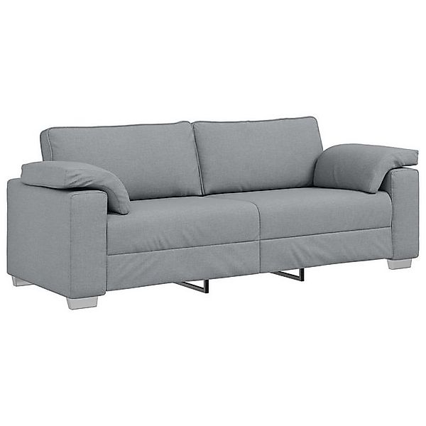 vidaXL Sofa Sofa Hellgrau Metall Groß Langlebig Hellgraues Sofa, 1 Teile günstig online kaufen