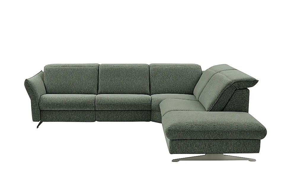 Hukla Ecksofa Mikrofaser Michelle ¦ grün ¦ Maße (cm): B: 292 H: 99 T: 258.0 günstig online kaufen