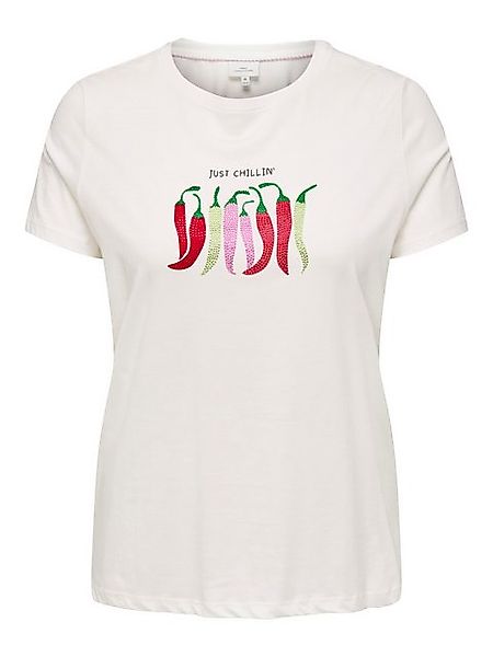 ONLY CARMAKOMA Kurzarmshirt CARKITA LIFE SS FOOD JEANS TEE JRS günstig online kaufen