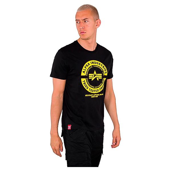 Alpha Industries Ttp Kurzärmeliges T-shirt XS Black günstig online kaufen