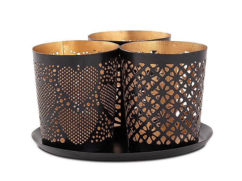 Amagohome Teelichthalter mit Tablett Kerzenhalter 3er Set Kerzenständer Tee günstig online kaufen