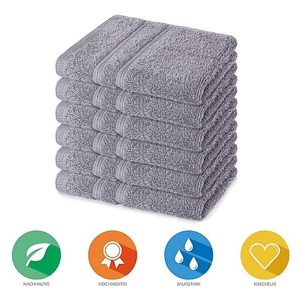 Lavea Handtuch Set Bio-Baumwoll Serie Bali, günstig online kaufen