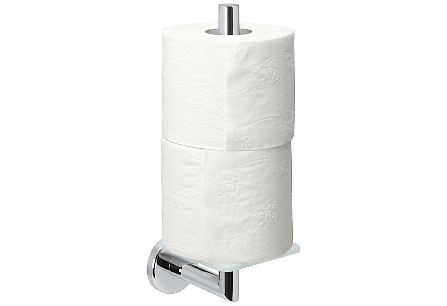 bremermann Toilettenpapierhalter Bad-Serie LUCENTE - mit Glasboden, aus Gla günstig online kaufen