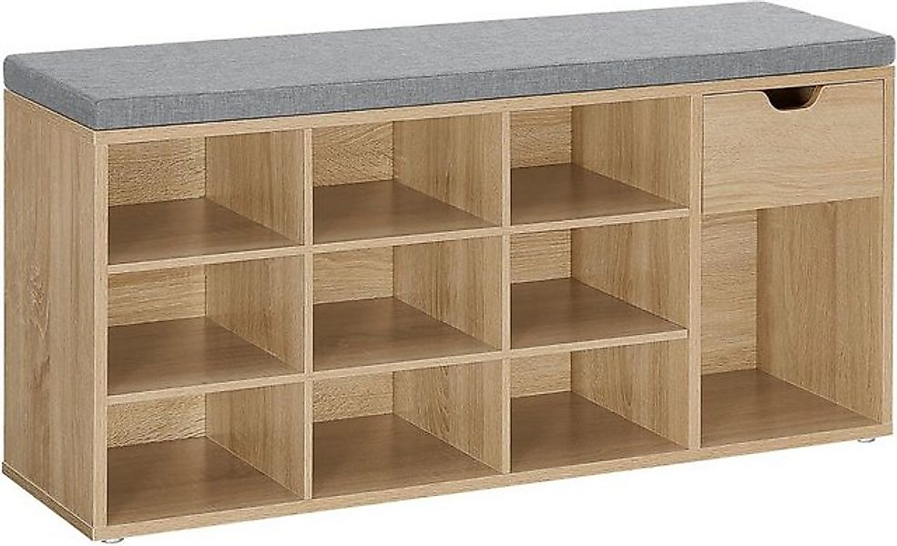 Best for Home Schuhschrank Praktischer Schuhschrank mit Sitz – Platz für 10 günstig online kaufen