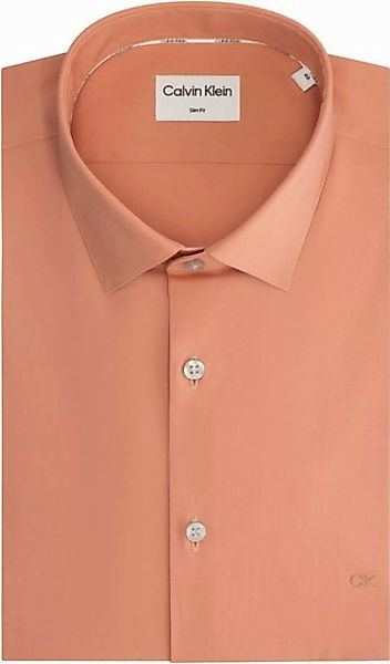 Calvin Klein Businesshemd POPLIN STRETCH SLIM SHIRT mit Kentkragen, Logopri günstig online kaufen