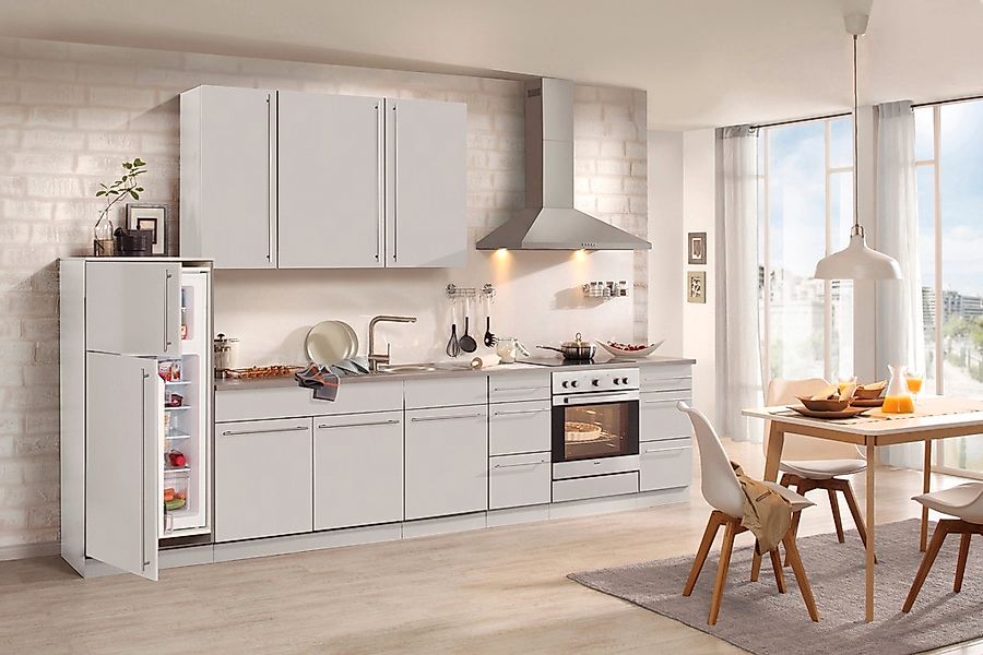 wiho Küchen Spülenschrank »Chicago«, 100 cm breit, inkl. Einbauspüle aus Ed günstig online kaufen