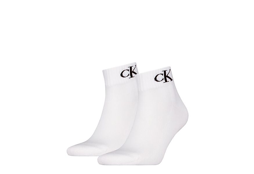 Calvin Klein Jeans Kurzsocken CKJ MEN QUARTER MONOGRAM (2 Paar) mit dezente günstig online kaufen