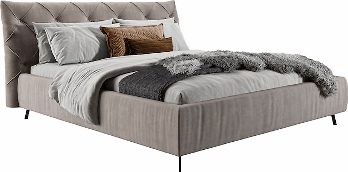 Home affaire Polsterbett "Elloree, in 4 Breiten bis 200cm, auch in Leder" K günstig online kaufen