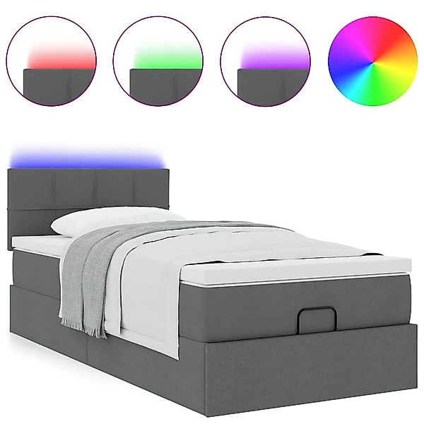 vidaXL Bett Ottomane Bett mit Matratze günstig online kaufen