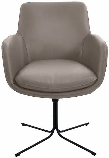 K+W Komfort & Wohnen Drehstuhl »Pego« () filigranem 4-Fuß-Gestell in schwar günstig online kaufen